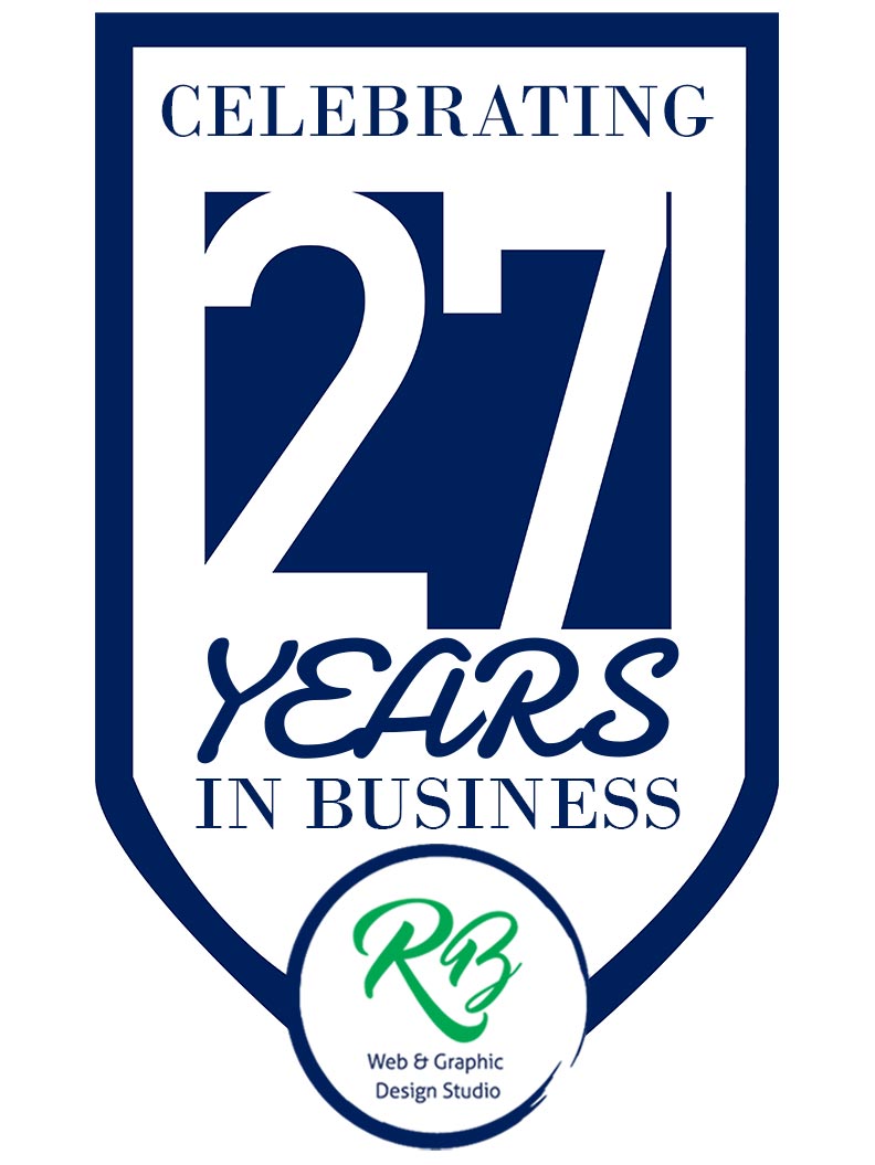 RB Design Studio, 26 years work in website design and graphics design